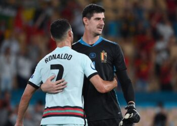 رونالدو يودع اليورو بكلمات “مثيرة للجدل” مع كورتوا