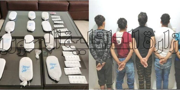 القبض على شبكة تعاط واتجار بالمواد المخدرة في دير الزور