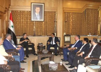 محافظ حلب يستقبل السفير الباكستاني بدمشق