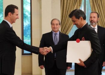الرئيس الأسد يتقبل أوراق اعتماد سفيري الهند وصربيا