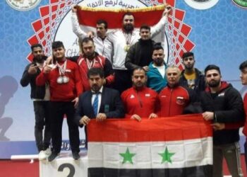14 ميدالية جديدة لسورية منها 3 ذهبيات لمعن أسعد في البطولة العربية لرفع الأثقال