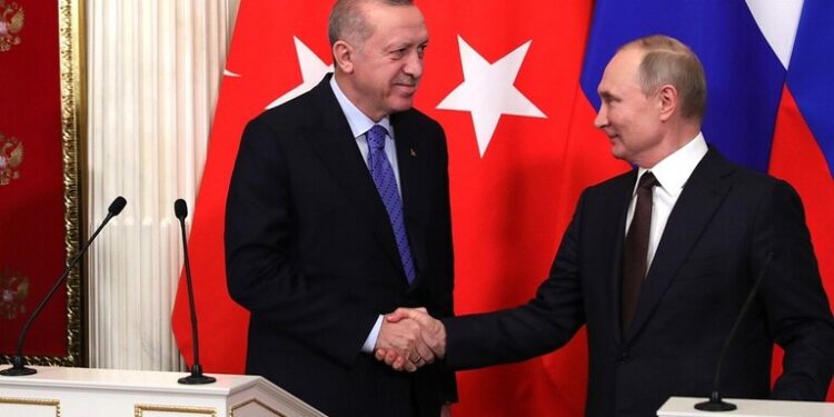 الكرملين: بوتين قبل دعوة أردوغان لزيارة تركيا