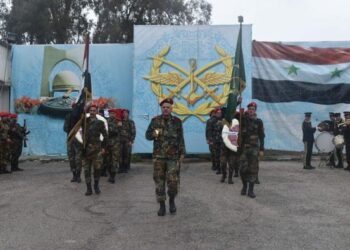 تشييع كوكبة من شهداء رجال الجيش العربي السوري في حمص