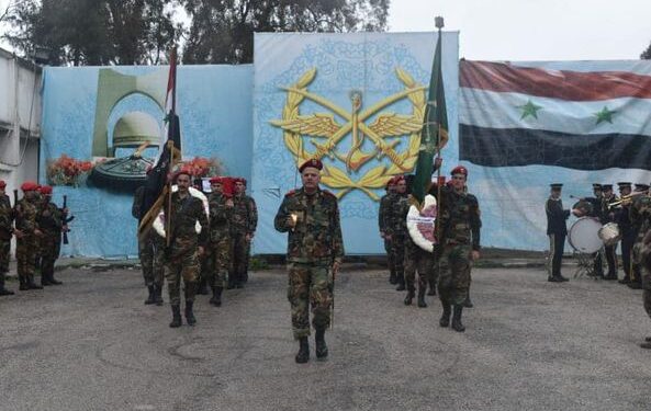 تشييع كوكبة من شهداء رجال الجيش العربي السوري في حمص