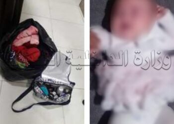 العثور على طفلة رضيعة مرمية في حديقة بحلب