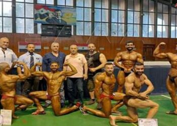 الشرطة أولاً ببطولة الجمهورية لبناء الأجسام لفئة الكلاسيك