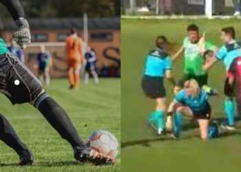 اعتداء بالضرب والشتم على حكمة خلال مباراة بشكل مفاجئ