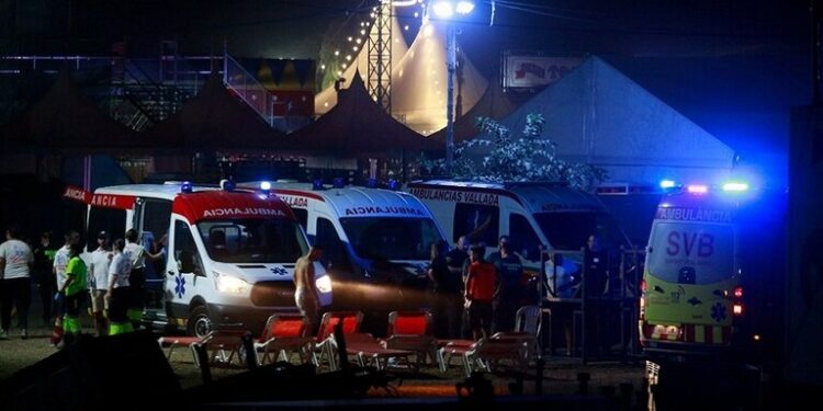 اسبانيا .. قتيل وعشرات المصابين بسبب عاصفة أثناء مهرجان موسيقي