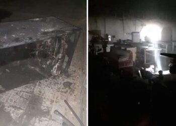 إخماد حريق نشب في الثانوية الصناعية بدرعا والأضرار مادية