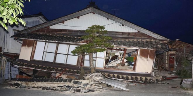 اليابان .. زلزال بقوة 6.2 درجات يضرب وسط البلاد