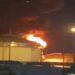 روسيا .. اندلاع حريق في خزان يحتوي على منتجات نفطية في إقليم كراسنودار