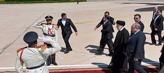 الرئيس الإيراني إبراهيم رئيسي يصل في زيارة رسمية لدمشق تستغرق يومين