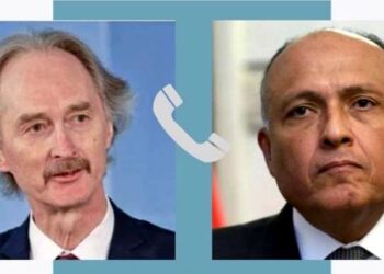 شكري وبيدرسون يبحثان هاتفياً سبل حل الأزمة في سورية