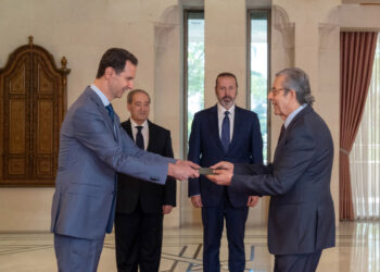 الرئيس الأسد يتقبل أوراق اعتماد بوشامة سفيراً فوق العادة ومفوضاً للجمهورية الجزائرية