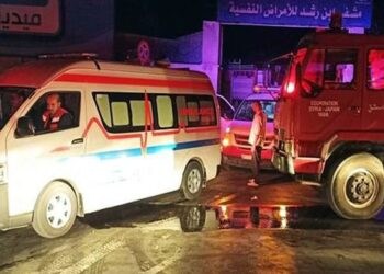 وفاة شخص وإصابة 24 آخرين جراء حريق في مشفى ابن رشد بدمشق