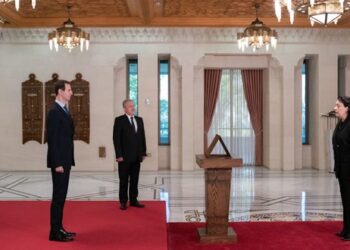 أمام الرئيس الأسد.. لمياء شكور تؤدي اليمين الدستورية وزيرة للإدارة المحلية والبيئة