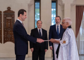 الرئيس الأسد يتقبل أوراق اعتماد سفيري أبخازيا وموريتانيا لدى سورية