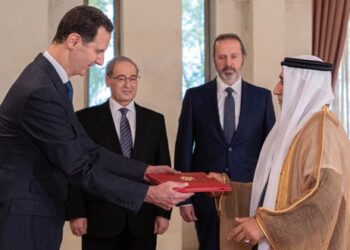الرئيس الأسد يتقبل أوراق اعتماد حسن أحمد الشحي سفيراً مفوضاً فوق العادة لدولة الإمارات العربية المتحدة